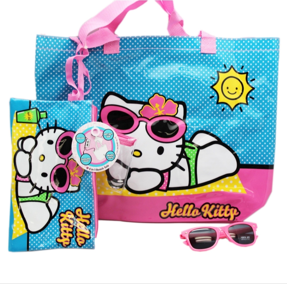 Hello Kitty Beach Set - Pink and Blue